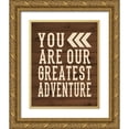 thumbnail image 1 of Robinson, Tamara 26x32 Gold Ornate Wood Framed with Double Matting Museum Art Print Titled - You Are Our Greatest Adventure, 1 of 4