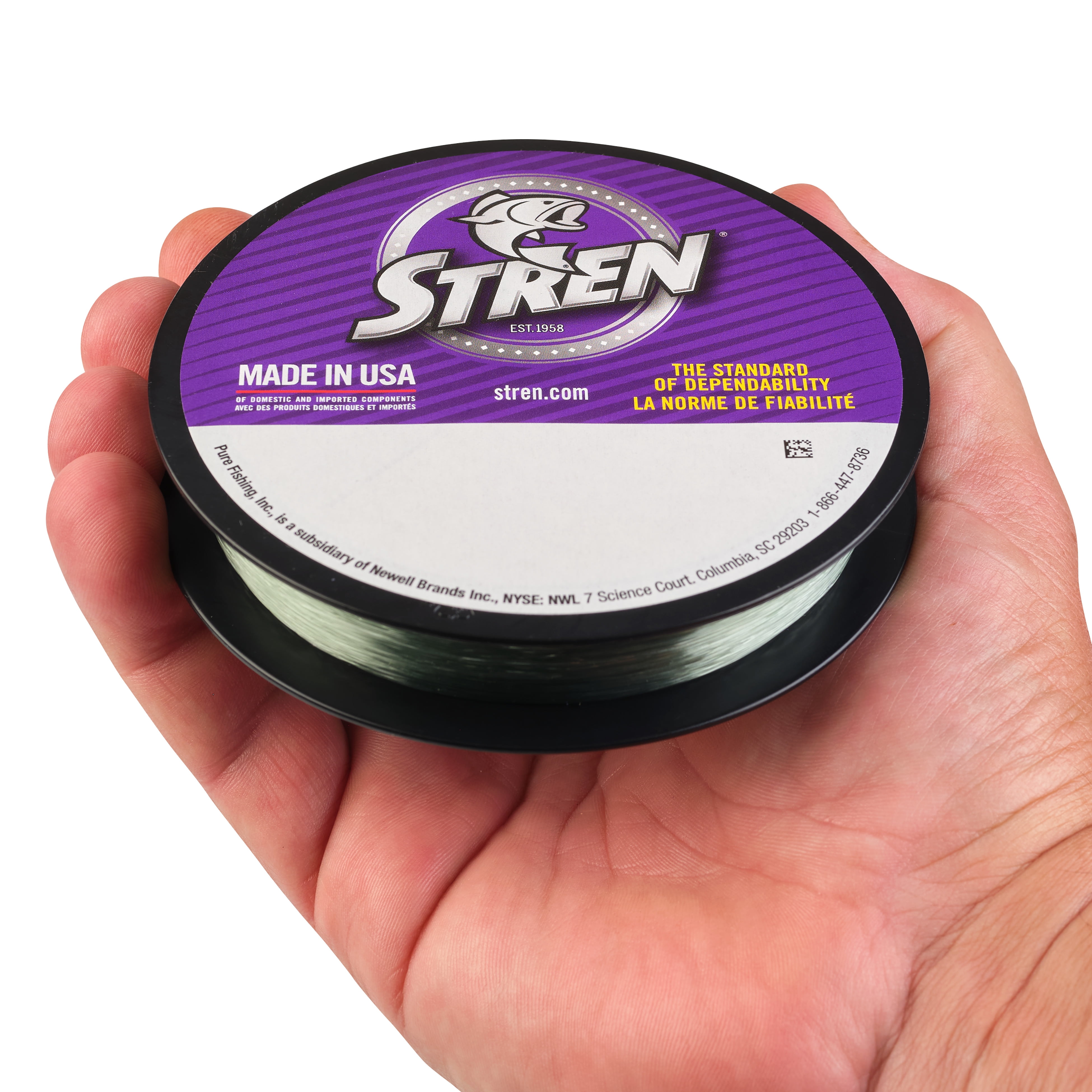 (3 pack) Stren Original® Monofilament Fishing Line, Lo-Vis Green, 10 lb Test Strength, 300 yd