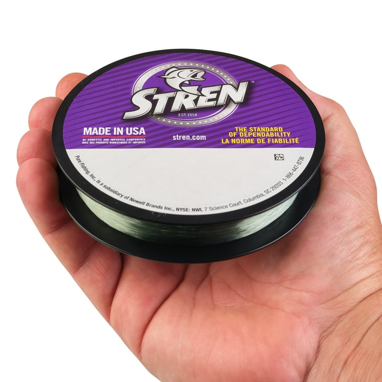 4lb test mono fishing line Stren Original® Monofilament Fishing Line, Clear/Blue Fluorescent, 17 lb  Test Strength, 1000 yd
