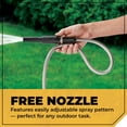 thumbnail image 3 of Tornado Tools 75' Stainless Steel Garden Hose with Nozzle - Durable, Weather-Resistant | Buy Now for Safe Drinking & Plant Watering!, 3 of 13