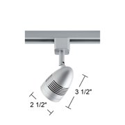 Pro Track 6.5W LED Brushed Nickel Bullet Head for Juno Track System