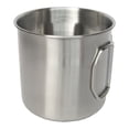 thumbnail image 2 of sunsanly 250/350/550ML 304 Stainless Steel Camping Cup with Foldable Handle Frosted Portable Outdoor Travel Picnic BBQ Tea Milk Beer Milk Mug Metal Drinking Cup, 2 of 8