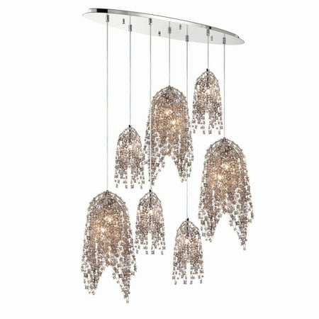 

Eurofase Lighting 31618 Chrome Danza 10 Light 42 Wide Linear Pendant