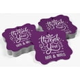 thumbnail image 4 of Inkdotpot Thank You From The New Wedding Bottle Tag Real Silver Foil Favor Bracket Shape Hang Tags Pack Of 100, 4 of 7