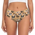 thumbnail image 1 of Balery Cute Dogs Head Ropa Interior de Algodón para Mujer con Dibujo – Braguitas Cómodas y Elásticas, Estilo Clásico-3X-Large, 1 of 6