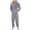 Gray#02, variant on Leesechin Pants for Men Longsleeve Hooded Jumpsuit Pajama
