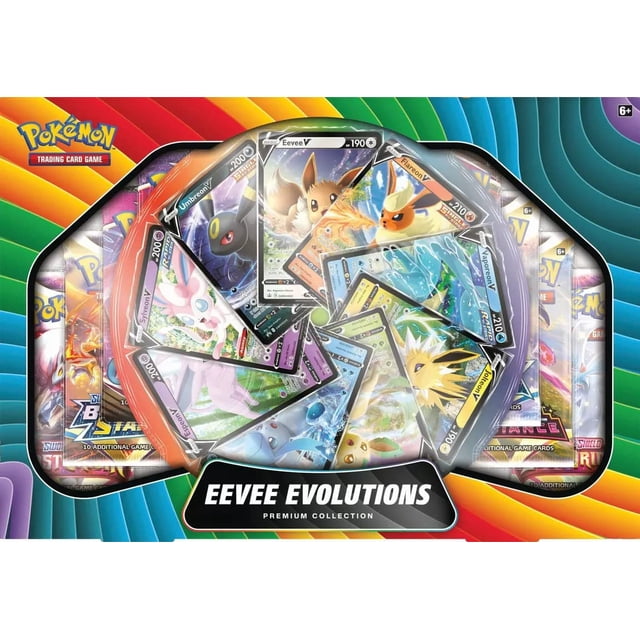 Juego de cartas coleccionables Pokémon: Eevee V Premium Coll