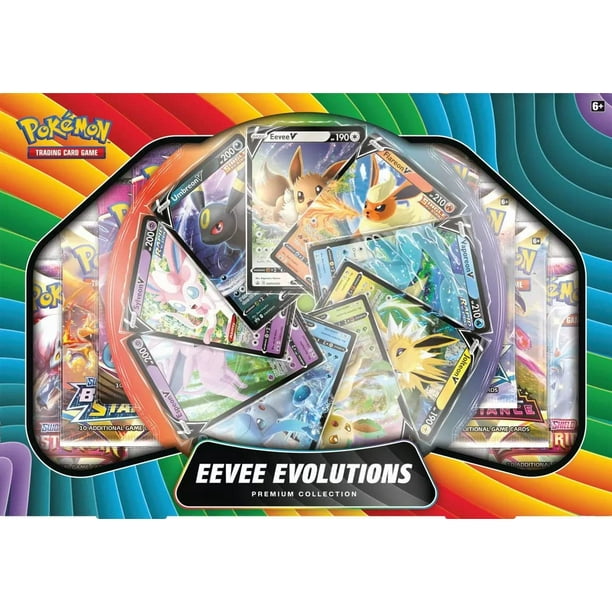 Juego de cartas coleccionables Pokémon: Eevee V Premium Coll