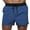 LightNavy, variant on QPNGRP Men's beach shorts 5inch swim trunks sports fitness shorts quick dry Plus Size Zipper pocket Drawstring closure Deepblue M