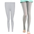 thumbnail image 4 of Leggings para mujer Pantalones deportivo control de abdomen Protección sor Fresco Seda de Transpirable para entrenamiento de yoga Golf noveno pantalón gris L Baoblaze pantalones de golf, 4 of 8