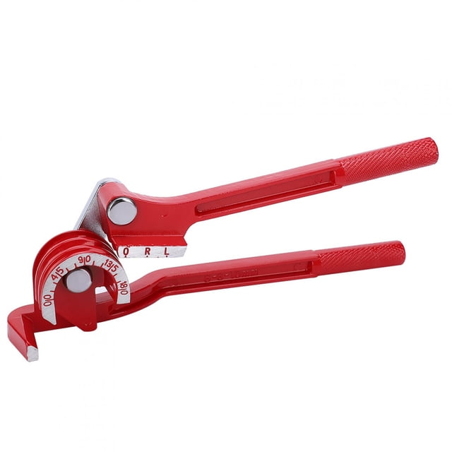Dobladora de tubos de 180°, 3 ranuras, manual, para tubos de cobre y aluminio, herramienta de doblado manual de aleación de aluminio