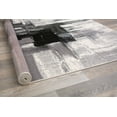 thumbnail image 4 of Contemporary Modern Abstract Area Rug 3' 3" x 5' Black, 4 of 4