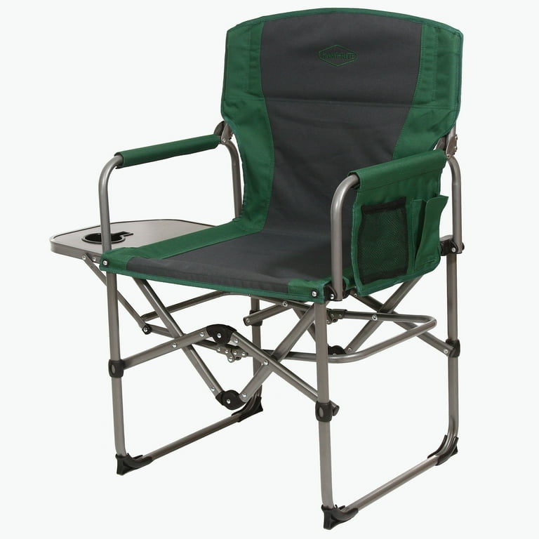 Directors chair with side table and cooler outlet