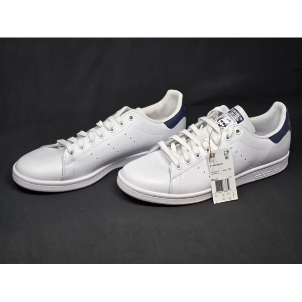 Ad-id-as Stan Smith White Navy Blue Mens Size 11 Low Top Casual Shoes M20325 NBY