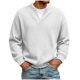 thumbnail image 1 of Camisetas de Manga Larga Casual Cuello en V Falso Dos Piezas Transpirable Top de Verano, Camiseta Ligera para el Uso Diario, 1 of 4