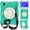 Mint Green, variant on ELEHOLD Military Grade Shockproof Case For iPad mini (6th Generation), Heavy Duty Protection Ring Stand Cover, Adjustable Angel, Detachable Shoulder Strap, Pencil Holder, Dark Green