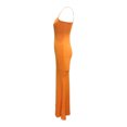 thumbnail image 4 of Jxzom Women Sleeveless Fish Tail Maxi Dress Spaghetti Strap Bodycon Long Dress Party Clubwear, 4 of 5