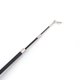 thumbnail image 1 of Gato Teaser Wands interactivo divertido caña de pescar Wand Stick juguete de entrenamiento (negro) Sywqhk Libre de BPA, 1 of 3