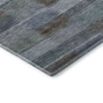 thumbnail image 3 of Addison Rugs Mayfield Premium Machine Washable Transitional Stripes Blue Rectangle Rug, 10' X 14' Machine Washable Transitional Stripes Blue Oversized Sherpa Throw Blanket, 3 of 7