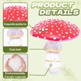 thumbnail image 4 of ICERUN Garden Statues,Luminous Mushroom Sculpture Resin Animals,Dreamy Nightview Garden Decor for Outside,Style1, 4 of 7