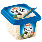 President Crumbled Feta Cheese, 6 oz (Refrigerated)