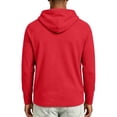 thumbnail image 3 of Domuza Loose Fit Mens Hooded Pullover Sweatshirts, Lightweight Long Sleeve Athletic Hoodies Equipped with Storage Pockets Red S, 3 of 3