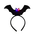 thumbnail image 2 of Diadema de Pelo Aro de Cabello Banda con Murciégos /Globos Ocures/s Parpadeante Herramienta de Peinado Murciégo negro Baoblaze Diadema luminosa de Halloween, 2 of 5