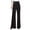 Black, variant on yunLCZ Women's Straight Leg Pants High Wa Women's New Fashionable Solid Color Hanging High Waisted Casual Pants Women's Long Pants Wide Leg Pants