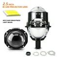 thumbnail image 3 of 2.5inch LED Projector Lens 6000K 8000LM 110W Car Headlight 9005 9006 Headlight Kit 2 Pack IP67 Waterproof, 3 of 6