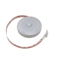 thumbnail image 2 of ZZkhGO Compact Tape Measure, Flexible 59-Inch Body Measuring Tape for Sewing Tailoring, Retractable Cloth Ruler with Push Button for Home Craft Dressmaking, White, 2 of 6
