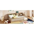 thumbnail image 6 of Solid Pine Wood Floor Bed with Storage & USB - Twin XL, 6 of 11