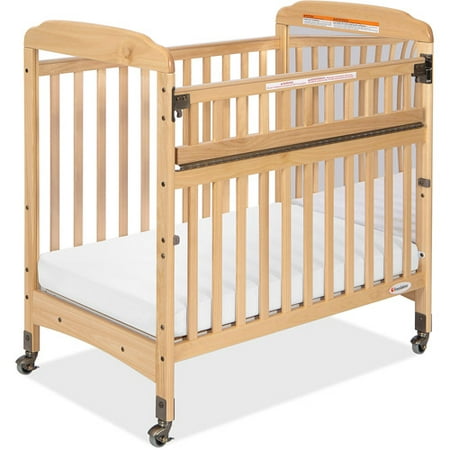 Foundations Serenity Safereach Portable Crib With Mattress Natural