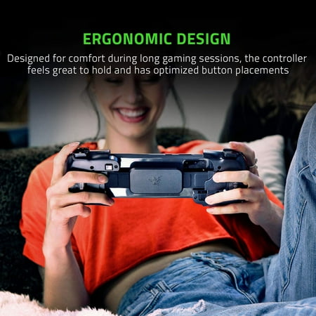 Razer - Kishi for Android (Xbox) Gaming Controller: Cloud Gaming Ready - Compatible with Most USB-C Android Phones - Black