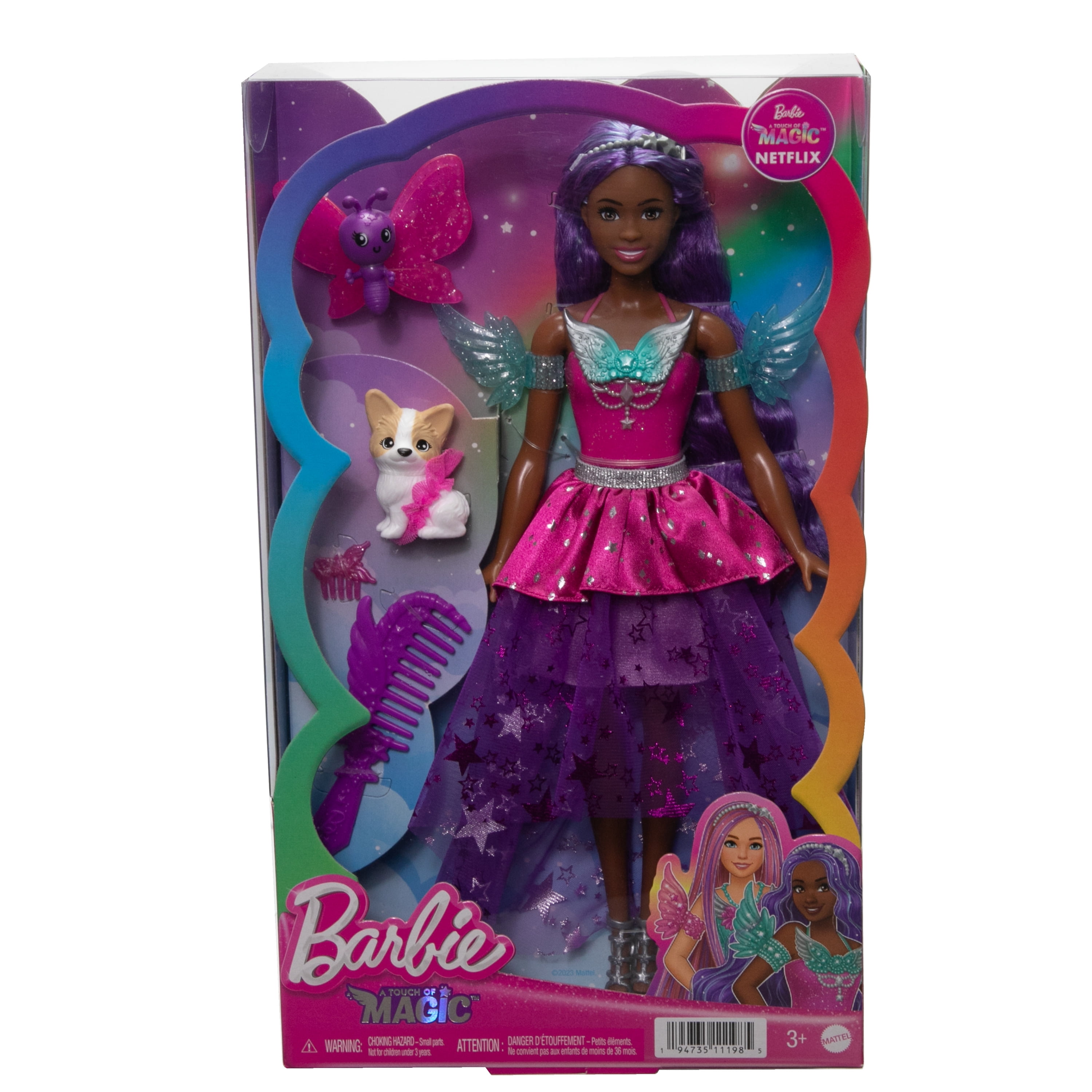 Barbie Doll with Two Fairytale Pets, Barbie “Brooklyn” From Barbie A Touch of Magic