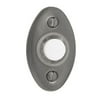 Baldwin 4852 2" X 1-1/8" Solid Brass Oval Door Bell - Bronze