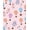 Pink, Pattern 2, variant on ODIKA 4'x6' Machine Washable Non-Slip Area Rug, Dreamy Woodland Friends Floating Among Stars and Balloons Motif High Traffic Rug, Orange, 682591