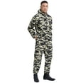 thumbnail image 4 of Sxiwei Men's Coveralls Workwear Front Zipper Jumpsuits One Piece Bodysuits Camouflage XXL/180, 4 of 7
