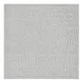 thumbnail image 2 of Unique Loom Outdoor Trellis Textured Collection Area Rug - Spatial (7' 10" Square Grey/Gray), 2 of 6