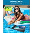 thumbnail image 6 of Large Waterproof Phone Pouch, Floating Dry Bag for iPhone 14 13 12 11 Pro Max Galaxy S22 S21 Large Capacity Waterproof Bag Sunscreen Glasses Storage Universal Dry Pouch for Swimming Rafting Boating, 6 of 7