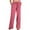 *Watermelon Red, variant on Coorders Womens Linen Pants with Pockets,Elastic Waist Women's Casual Lightweight Drawstring Pants,Women's Size Blue,Size L