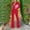 Red, variant on Leesechin Womens Blazer Long Sleeve Solid Suit Pants Casual Elegant Business Suit Sets