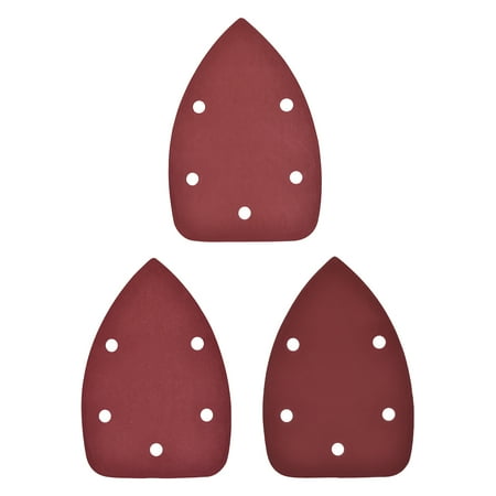 

Uxcell 15pcs Triangle Detail Sander Sandpaper Sanding Paper Sander Pads Sheet Assorted 5 Hole 1000/1200/1500 Grits