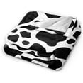 thumbnail image 3 of Cow Print Blankets and Throws, Cow Blanket for Adults, Cowhide Blanket for Girls, Cow Baby Blanket, Cow Print Stuff for Women, Highland Cow Decor for Bedroom, Soft Fleece Blanket for Women 60"x80", 3 of 6