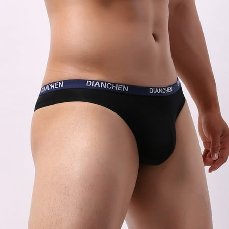 

Men Elastic Seamless Ice Silk Underpants Breathable Briefs Jock Strap Underwear