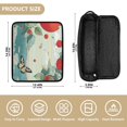 thumbnail image 5 of Hair Tools Storage with Heat Resistant Mat- Animated-style Scenes Printed Curling Iron Travel Bag/Flat Iron Case for Women, 5 of 8