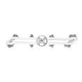 thumbnail image 3 of Pedales para bicicleta BMX 1/2 aluminio blanco blanco M, 3 of 5