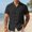#Black, variant on Men's Linen-Like Textured Button Down Shirt,Short Sleeve Casual Pocket Top,Black,Big Men's,Tall Men's XXXL,Young Men's Shirts