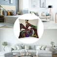 thumbnail image 5 of Cow Ride China Minority Dressing Totem Throw Pillow Sleeping Sofa Cushion Cover, 5 of 7