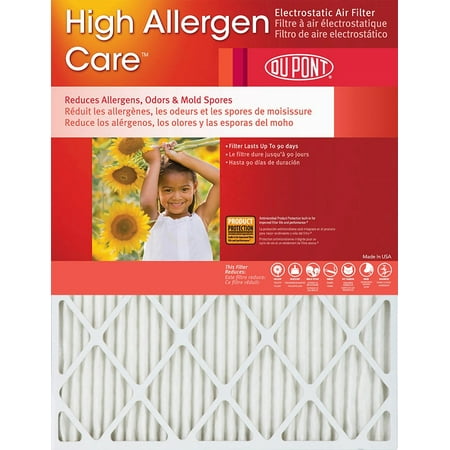 

22x22x1 (21.5 x 21.5) DuPont High Allergen Care Electrostatic Air Filter