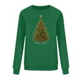 thumbnail image 4 of HOMBOM Womens Merry Sweatshirts Christmas Greflying Green Crewneck Funny Xmas Sweatshirt for Adult Tree, 4 of 6